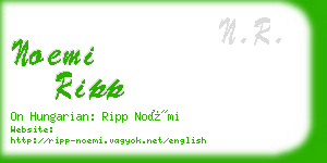 noemi ripp business card